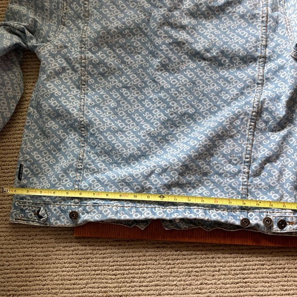 BROOKLYN CLOTH SAVAGE Streetwear Jean Jacket size XL - Picture 9 of 14